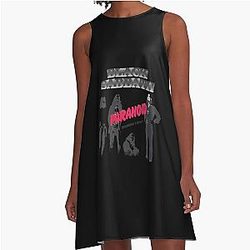 Black Sabbath Paranoid A-Line Dress