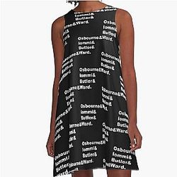 Black Sabbath Line Up Dress