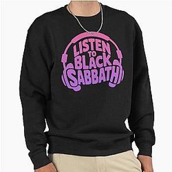 Listen to Black Sabbath Pullover Sweatshirt