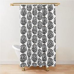Black Sabbath Shower Curtain