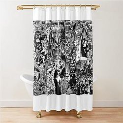 Black Sabbath Fan Art Shower Curtain