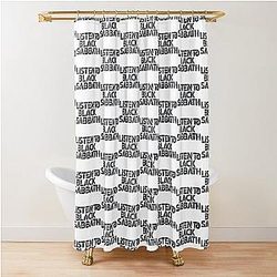 Listen to Black Sabbath Shower Curtain