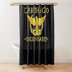 Black Sabbath Official Flame Shower Curtain