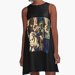 Black Sabbath were an English rock band in various A-line dresses.