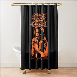 Metal Rip Vintage Legend Black Sabbath Ozzy Shower Curtain