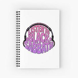 Listen to Black Sabbath Notebook