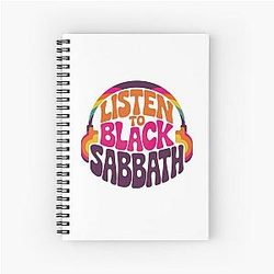 Listen to Black Sabbath Notebook