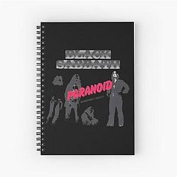Black Sabbath Paranoid  Spiral Notebook