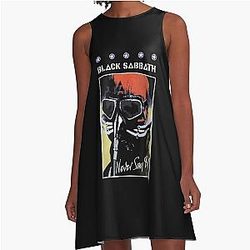 Black Sabbath Official Never Die Poster Dress