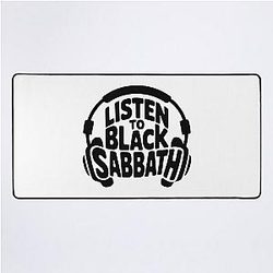 Listen to Black Sabbath Desk Mat