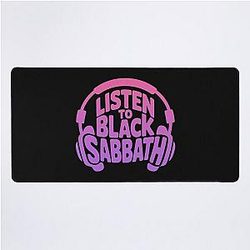 Listen to Black Sabbath Desk Mat
