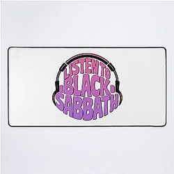 Listen to Black Sabbath Desktop Mat