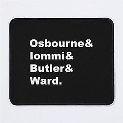 Classic Black Sabbath Mouse Pad