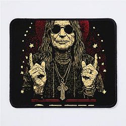 Rip Ozzy Legend Metal Black Vintage Mouse Pad
