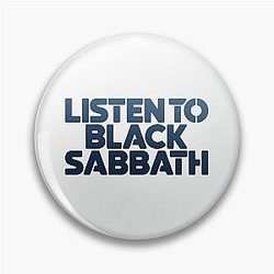 Listen to Black Sabbath Pin