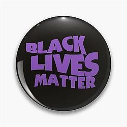 Black Lives Matter Inspired Logo Pin