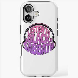 Listen to Black Sabbath iPhone Case