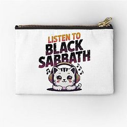 Listen to Black Sabbath For Cat Lovers Black Sabbath Zipper Pouch