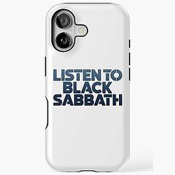 Listen to Black Sabbath iPhone Case