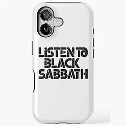Listen to Black Sabbath iPhone Tough Case