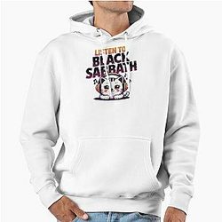 Listen to Black Sabbath For Cat Lovers Black Sabbath Pullover Hoodie