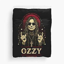 Rip Singer Legend Metal Ozzy Vintage Black Sabbath Duvet Cover