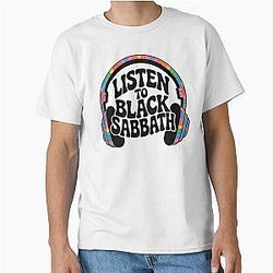 Listen to Black Sabbath classic T-Shirt