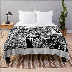 Black Sabbath Fan Art Throw Blanket