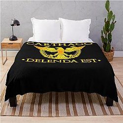 Black Sabbath Official Red Flame Throw Blanket