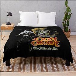 Ozzy Black Sabbath Throw Blanket