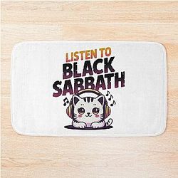 Listen to Black Sabbath for Cat Lovers Black Sabbath Bath Mat