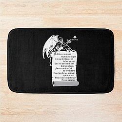 NIB Black Bath Mat