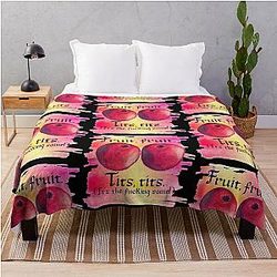 Black Sails Fruit Tits Throw Blanket