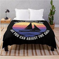 Mens Funny Black Sails Gifts Movie Fan Throw Blanket