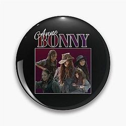 Black Anne Bonny 90s shirt Pin