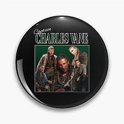 Black Charles Vane 90s shirt Pin