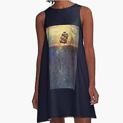 Ship to Shore Black Sails A-Line Dress