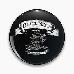 Black Sails Sailing Pin 1715