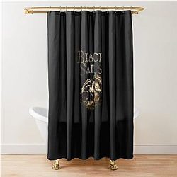 Black Sails Shower Curtain