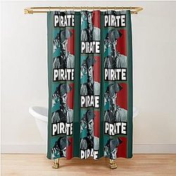 Black Sail Shower Curtain