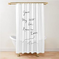 My Truest Love Black Sails Shower Curtain
