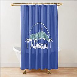 Black Sails Nassau Shower Curtain