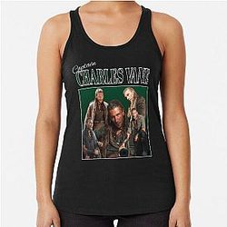 Black Charles Vane 90s Racerback Top