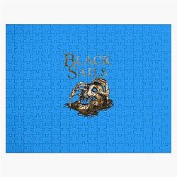 Black Sails Gold Skull Logo Essential T-Shirt Jigsaw Puzzle