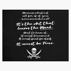 Lover Gift for John Silver Black Sails Movie Fan Jigsaw Puzzle
