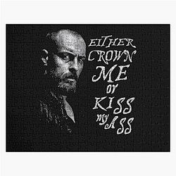 Gifts for Movie Fan John Black Retro Wave Jigsaw Puzzle