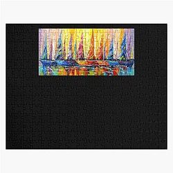 Black Sails Pirate Gift Jigsaw Puzzle