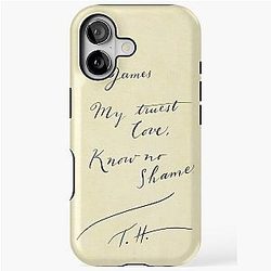 James, my love. Know no shame. Black Sails iPhone Case