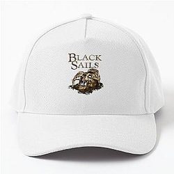 Black Sails Golden Skull Logo Baseball Cap