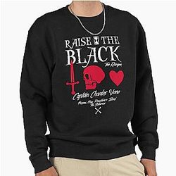 Black Sails Charles Vane Raise The Black Pullover Sweatshirt